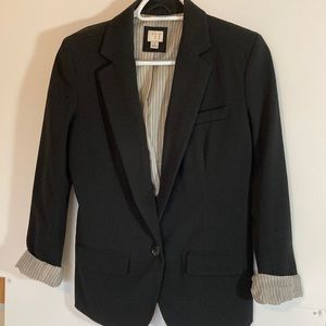 Women’s black blazer by A New Day, with lining design, size 8